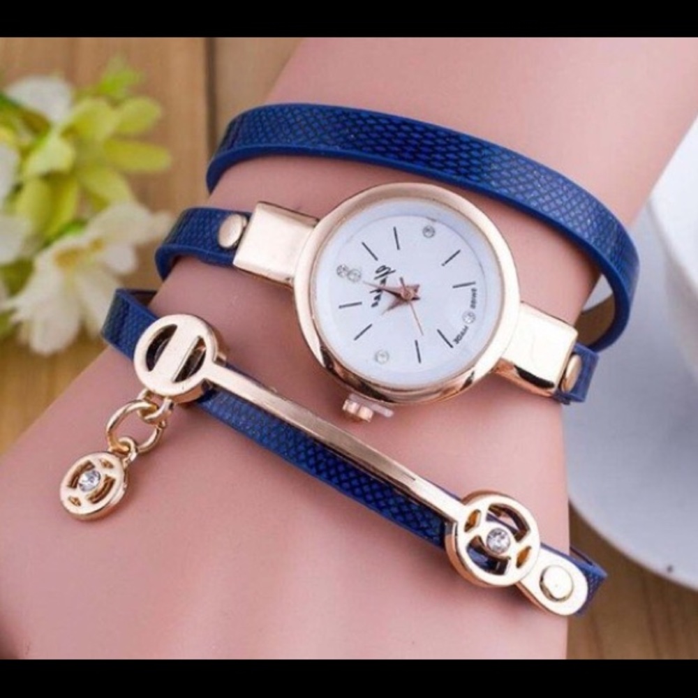 Navy blue Charm watch
